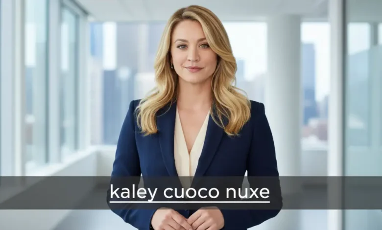 kaley cuoco nuxe